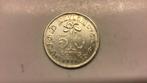 Brits Ceylon zilveren 50 cents 1917., Ophalen of Verzenden, Zuid-Azië