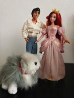 Disneys kleine zeemeermin Ariel en prins Eric en hond Max, Verzamelen, Ophalen of Verzenden, Zo goed als nieuw, Pop