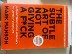 The Subtle art of not giving a f*ck, Ophalen of Verzenden, Beta, Zo goed als nieuw, Niet van toepassing