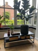 Tv meubel zwart staal, Huis en Inrichting, Kasten | Televisiemeubels, Ophalen, 100 tot 150 cm, Industrieel modern, Nieuw