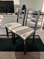 Ikea Lerhamn stoelen in goede staat, Ophalen, Twee, Zwart, Zo goed als nieuw