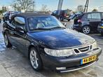 Saab 9-3 Cabrio 2.0t S *Cabrio*Automaat*SUPER MOOI*, Auto's, Oldtimers, Stoelverwarming, Cabriolet, 4 stoelen, Zwart