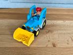 Duplo : Tractor met schep en werkman, Ophalen, Zo goed als nieuw, Duplo