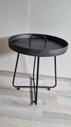 Industrieel Bijzettafeltje, 45 tot 60 cm, Minder dan 55 cm, Gebruikt, Metaal of Aluminium
