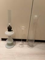 Glazen vazen, Huis en Inrichting, Lampen | Vloerlampen, Ophalen, Gebruikt, Glas, Minder dan 100 cm