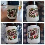 Glazen voorraadpotten Douwe Egberts, Ophalen of Verzenden, Gebruikt