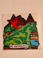 de Efteling kikker pretpark pret park vintage logo sticker, Verzamelen, Stickers, Ophalen of Verzenden, Gebruikt, Overige typen