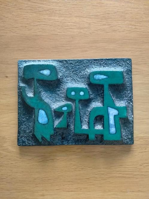 Frans Tuinstra abstract design keramiek tegel jaren 60, Antiek en Kunst, Antiek | Keramiek en Aardewerk, Ophalen of Verzenden