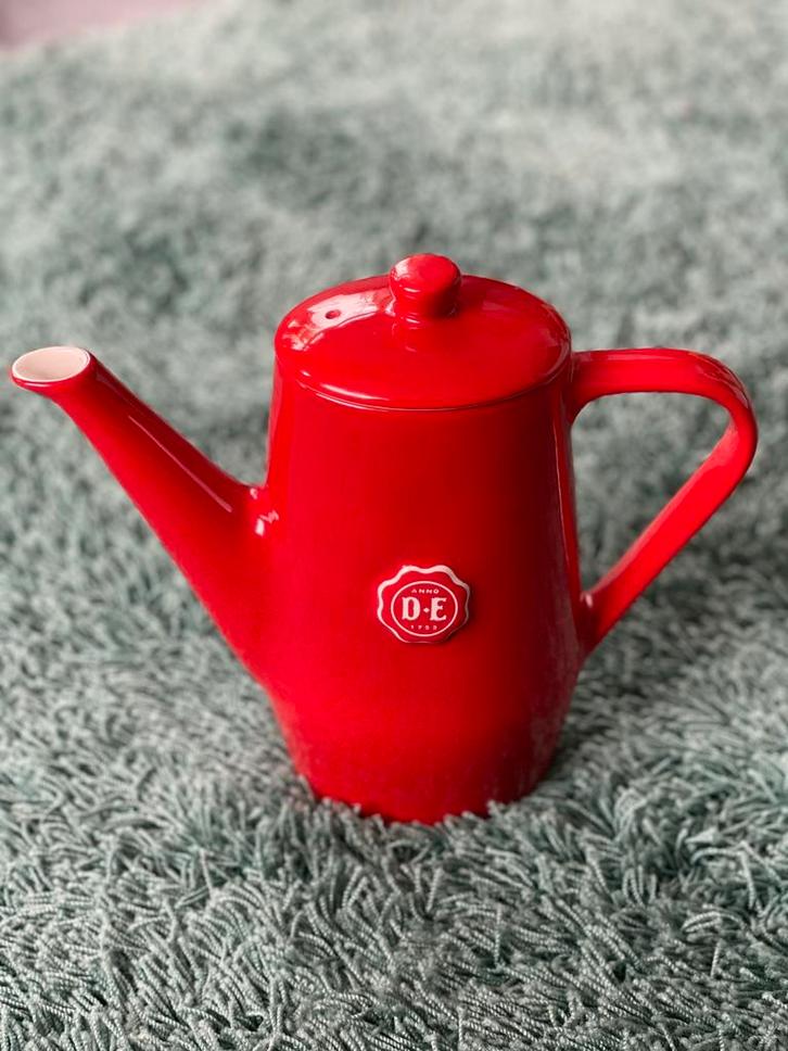 Vintage Douwe Egberts koffiekan - Nicolai Carels, Huis en Inrichting, Keuken | Servies, Nieuw, Overige typen, Effen, Porselein