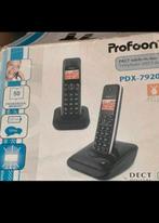 Nieuwe Profoon telefoon met 2 toestellen, Ophalen of Verzenden, Nieuw, 2 handsets