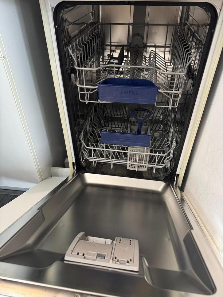 Siemens Inbouw Vaatwasser 45cm, Witgoed en Apparatuur, Vaatwasmachines, Gebruikt, Inbouw, Minder dan 85 cm, 45 tot 60 cm, Eco programma