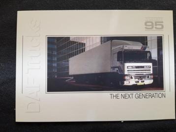 ansichtkaart DAF 95 uit 1987 - introductie Concept 95 beschikbaar voor biedingen
