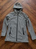 Kjelvik zwart/witte zomer jas maat 36, Ophalen, Zo goed als nieuw, Maat 36 (S), Zwart