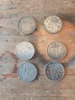 6 zilveren juliana guldens, Postzegels en Munten, Zilver, Ophalen of Verzenden