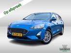 Ford FOCUS Wagon 1.0 EcoBoost Titanium X Business 1e-Eig. &, Stof, Gebruikt, Blauw, Origineel Nederlands