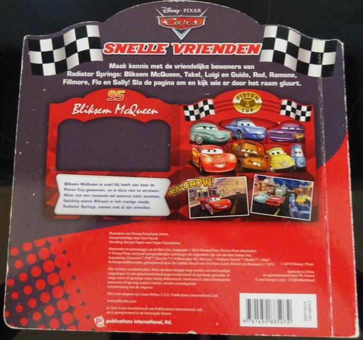 Disney PIXAR Cars - Snelle vrienden"", Boeken, Kinderboeken | Kleuters, Zo goed als nieuw, Sprookjes, Jongen of Meisje, Ophalen of Verzenden