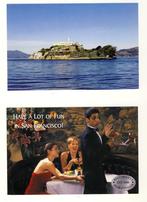 Twee kaarten San Francisco (o.a. Alcatraz) - USA, Verzamelen, Ophalen, 1980 tot heden, Buiten Europa