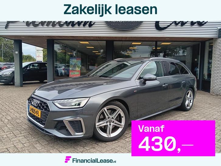 Audi A4 Avant 40 TFSI 191PK AUTOMAATLaunch edition Sport|S-L, Auto's, Audi, Bedrijf, Lease, Financial lease, A4, ABS, Airbags