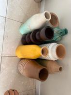 19 unieke handgemaakte houten vazen Nieuw, Overige materialen, Overige kleuren, Nieuw, Ophalen of Verzenden