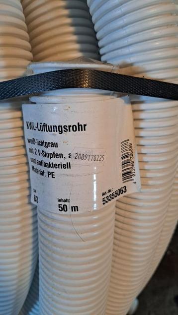 Ventilatiebuis DN63 ongeveer 75 meter.  beschikbaar voor biedingen