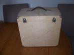 oude houten platen koffer voor lp's nr 2, Gebruikt, Ophalen of Verzenden, 12 inch