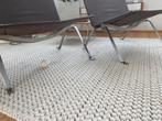2x Fritz Hansen fauteuil PK22 canvas 2003 Poul Kjaerholm, Ophalen of Verzenden, Zo goed als nieuw