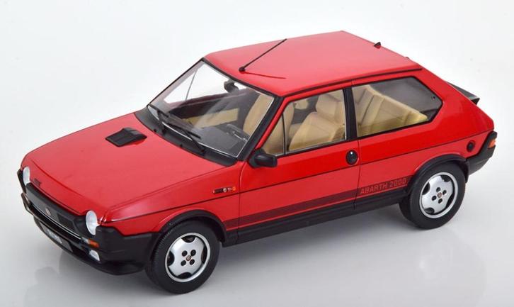 Fiat Ritmo TC 125 Abarth 1980, Rood, 1/18, MCG, Hobby en Vrije tijd, Modelauto's | 1:18, Nieuw, Overige merken, Ophalen of Verzenden