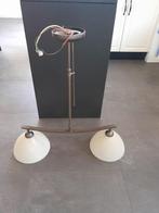 Hanglamp met dimmer, Huis en Inrichting, Lampen | Hanglampen, Ophalen, Gebruikt, Glas, 50 tot 75 cm