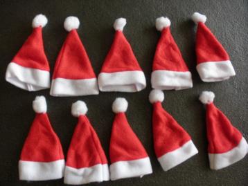 0977-10- Set 10x MINI KERSTMUTS beschikbaar voor biedingen