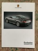 Brochure Porsche 911 996 Boxster Exclusive 2001, Boeken, Auto's | Folders en Tijdschriften, Porsche, Nieuw, Ophalen of Verzenden