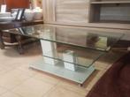 2 Mooie Verschillende Glazen Salontafels. (Los te Koop), Ophalen, Gebruikt, 100 tot 150 cm, 50 tot 100 cm