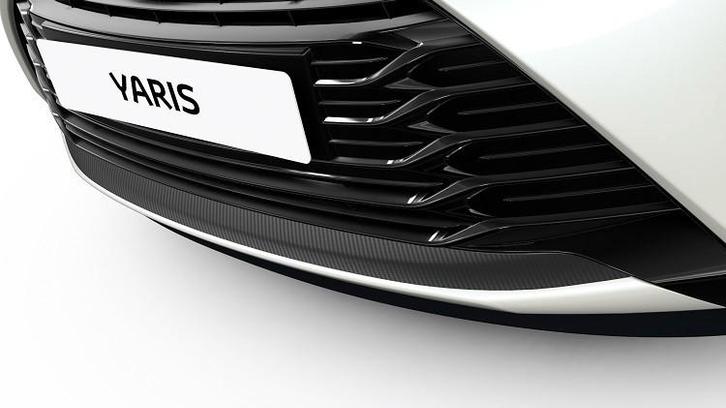 Yaris Carbon ornament voor en achter *Nieuw en origineel*, Auto-onderdelen, Carrosserie en Plaatwerk, Bumper, Toyota, Voor, Achter