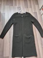 Wollen lang vest van Sibin Linnebjerg Maat S/M Donkergroen, Ophalen of Verzenden, Zo goed als nieuw, Groen