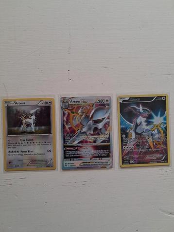 Arceus kaarten beschikbaar voor biedingen