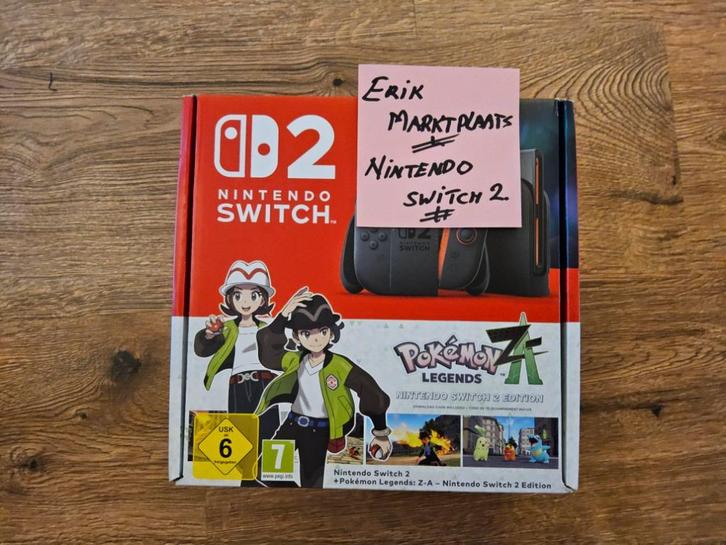 Nintendo Switch 2 Pokemon ZA Legends SEALED in doos + Bon!!!, Spelcomputers en Games, Spelcomputers | Nintendo Switch, Nieuw, Switch Original