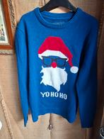 Kersttrui met Santa print - Maat S, Onbekend, Blauw, Ophalen of Verzenden, Zo goed als nieuw