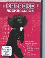 KARAOKE ROCK BALLADS DVD, Alle leeftijden, Muziek en Concerten, Zo goed als nieuw, Verzenden