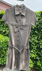 Carola van Benthum blousejurk M | 38 beige | taupe, Maat 38/40 (M), Beige, Nieuw, Knielengte