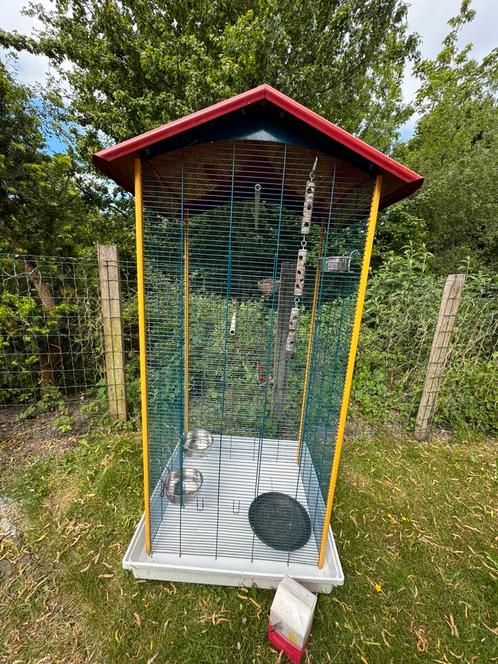 Vogelkooi, Dieren en Toebehoren, Vogels | Hokken en Kooien, Gebruikt, Vogelkooi, Metaal, Ophalen