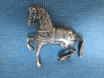 Antiek paard beeldje in zilver – ca. 1900 - bodemvondst, Antiek en Kunst, Ophalen of Verzenden, Zilver