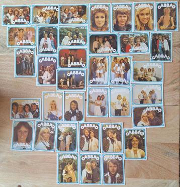 36 ABBA verzamelkaarten Monty Gum uit 1976 beschikbaar voor biedingen