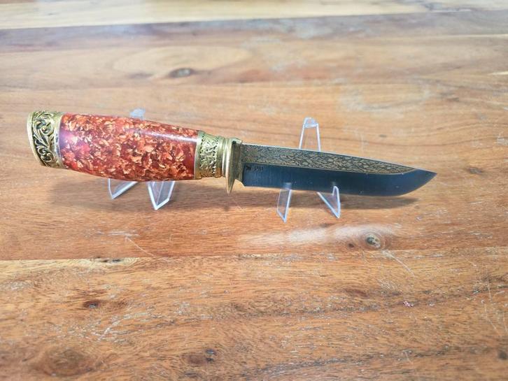 Mooi handgemaakt mes met schede, Verzamelen, Militaria | Algemeen, Overige soorten, Mes of Dolk, Overige gebieden, Ophalen of Verzenden