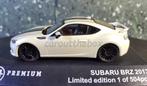 Subaru BRZ 2014 parelmoer 1/43 Triple 9, Hobby en Vrije tijd, Modelauto's | 1:43, Verzenden, Nieuw, Auto, Overige merken