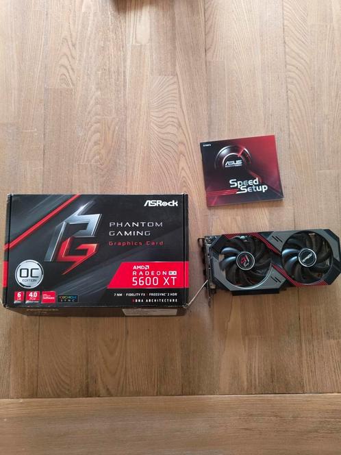 Asrock Phantom Gaming D2 - AMD Radeon 5600xt, Computers en Software, Videokaarten, Zo goed als nieuw, PCI, GDDR6, Ophalen of Verzenden