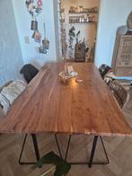 Mooie tafel van acacia hout., Huis en Inrichting, Tafels | Eettafels, Ophalen, Zo goed als nieuw