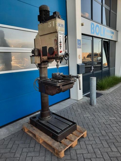 ERLO TCA-45 tandwielaangedreven Kolomboormachine 380V, Doe-het-zelf en Verbouw, Gereedschap | Boormachines, Gebruikt, Kolomboormachine