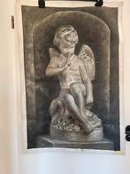 Cupido, cherubijn, engel Schilderij in Zwart-Wit, Antiek en Kunst, Kunst | Schilderijen | Klassiek, Ophalen
