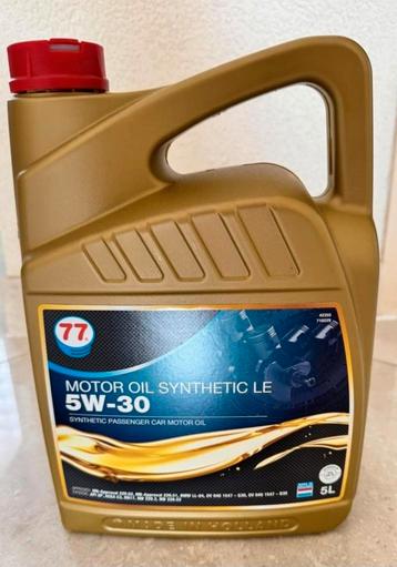 77 Motorolie 5W-30 LE - 5L - Nieuw & Gesealed beschikbaar voor biedingen
