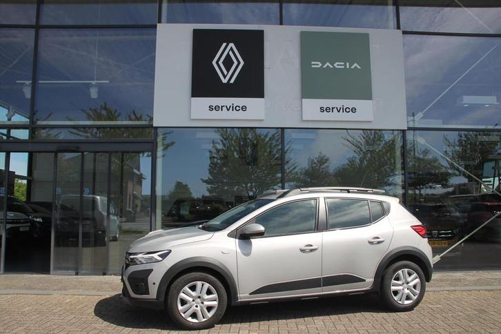 Dacia Sandero 90PK-STEPWAY-EXPRESSION-13DKM-NAVI-CAMERA-BLIN, Auto's, Dacia, Te koop, Sandero, ABS, Achteruitrijcamera, Airbags