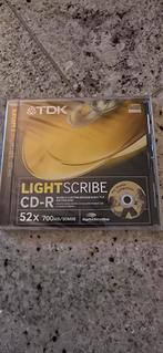 TDK Lightscribe CD-R nog in plastic, Cd, Ophalen of Verzenden, Lightscribe, Nieuw